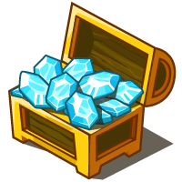 CodeCombat treasure chest with jewelss